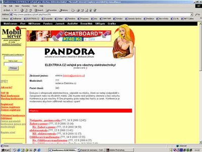 První diskusní forum