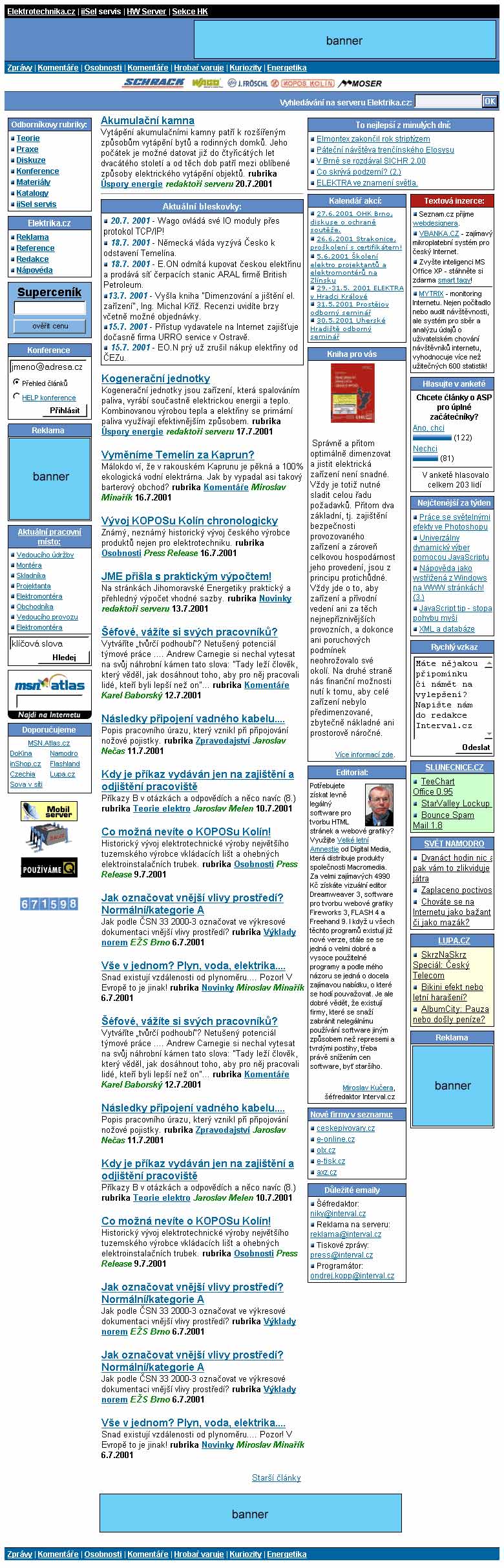 Plánovaný design stránky