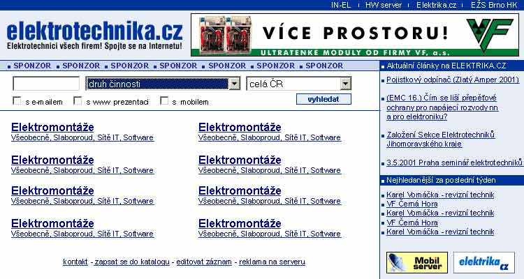 Návrh Elektrotechnika.cz