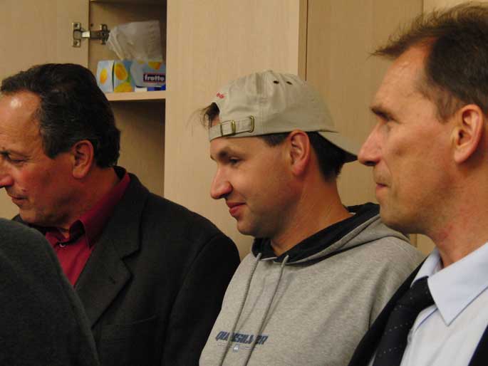 Josef Nosek (Hostinné), Jan Franěk (Kolín), Jiří Kohutka (Praha)