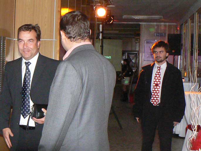 Jiří Louda (ELEKTRAM Hradec Králové), Martin Bláha (Elektrika.cz), Vít Novák (HAKEL Hradec Králové)