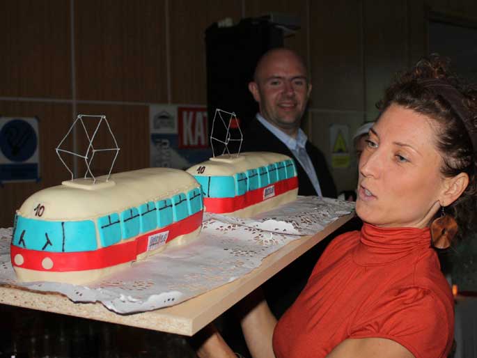 Narozeninová "šalina", Zdeněk Macík (ELKO EP), Simona Elsnerová (Produkční)