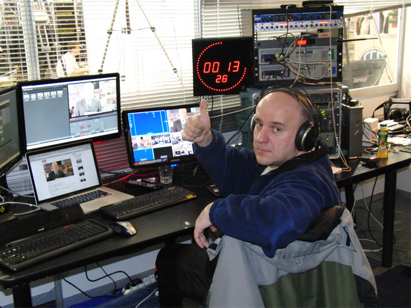 Režie Elektrika.TV na AMPERu 2013