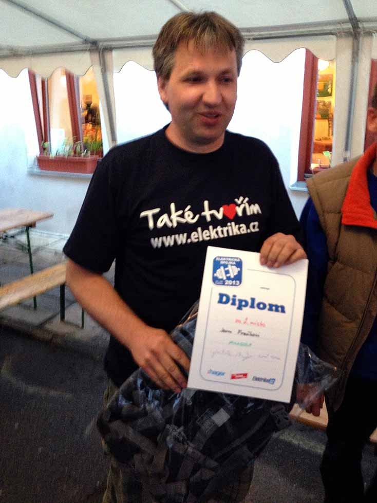 Druhé místo v minigolfu 