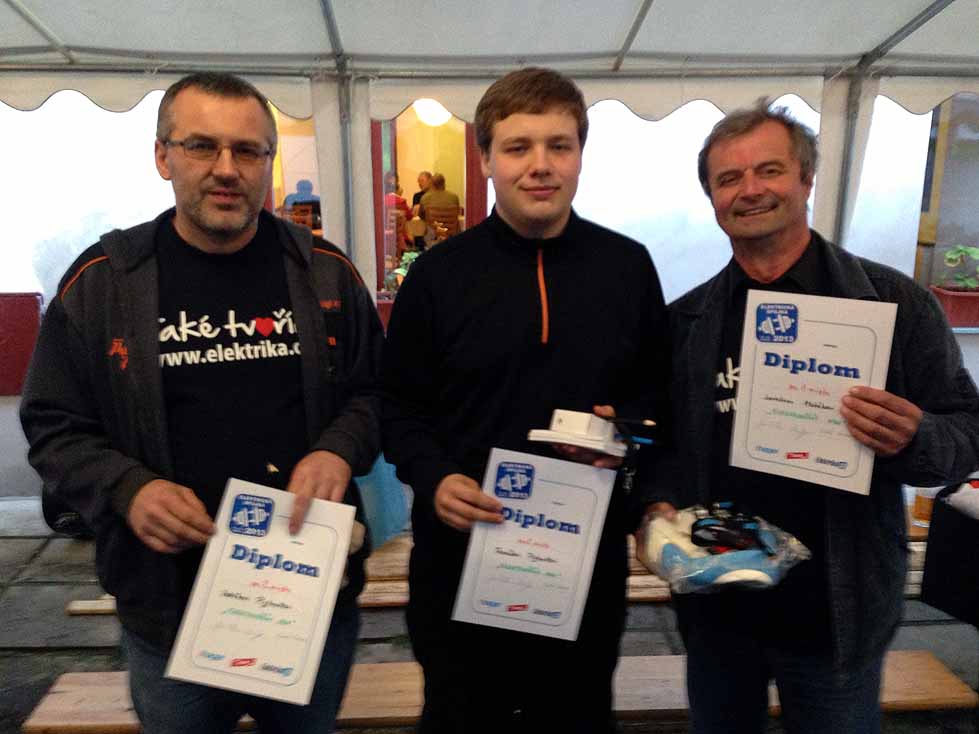 Vítězové v "elektrikářském vrhu"